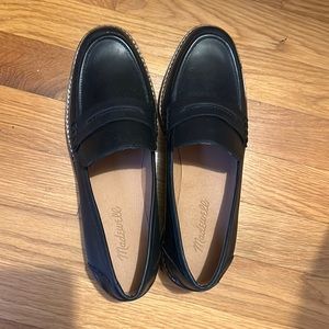 Madewell Corinne Lugsole Loafer Black 8.5